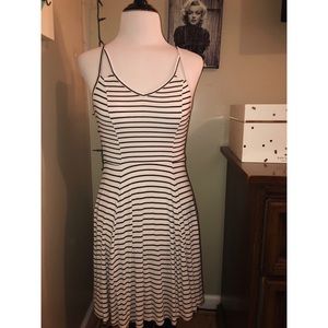 Flowing b&w dress